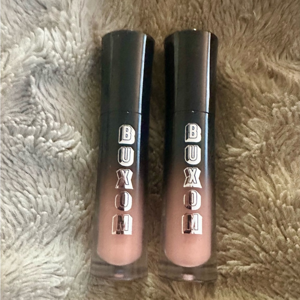 BUXOM SET 2 Wildly Whipped Lightweight Liquid Lipstick Nude Pink White Russian